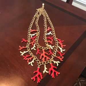 Lilly Pulitzer Coral Necklace.